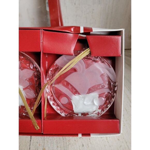 Studio Nova crystal bell tree ornament Xmas set frosted - Picture 4 of 6